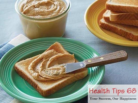 While processed peanut butter is filled with sugar, salt and peanut oil